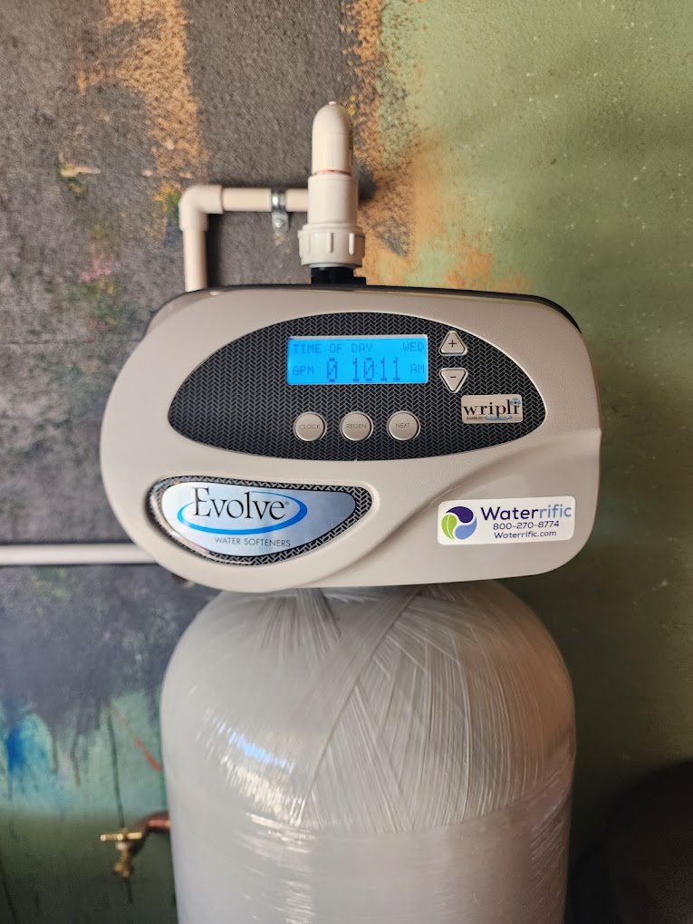 Whole house water softener